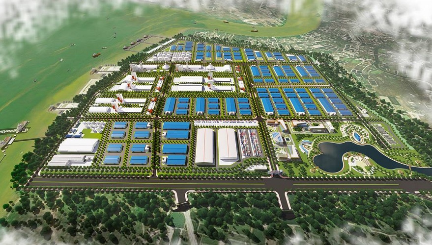Phối cảnh KCN Nam Tân Tập ở Long An - Ảnh minh họa.