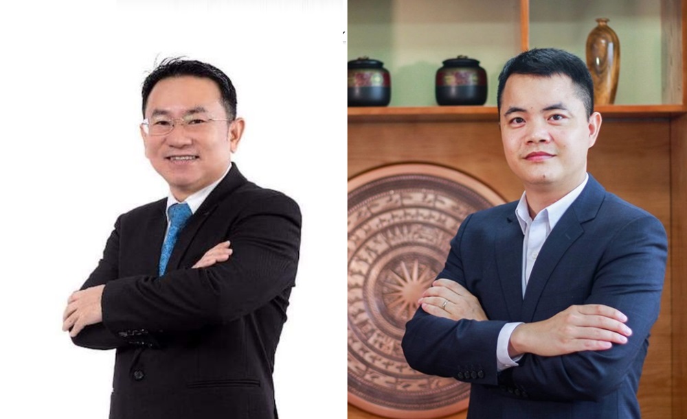 Ông Trương Hiền Phương (trái) và ông Đặng Trần Phục