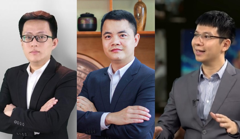 Từ trái qua: ông Nguyễn Thế Minh, ông Đặng Trần Phục, ông Hoàng Anh Tuấn