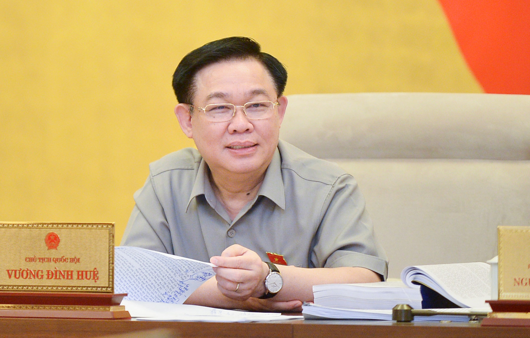 Chủ tịch Quốc hội Vương Đình Huệ - Ảnh: Quốc hội