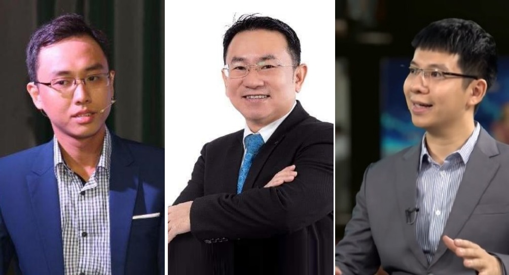 Từ trái sang: ông Nguyễn Thanh Lâm, ông Trương Hiền Phương, ông Hoàng Anh Tuấn.