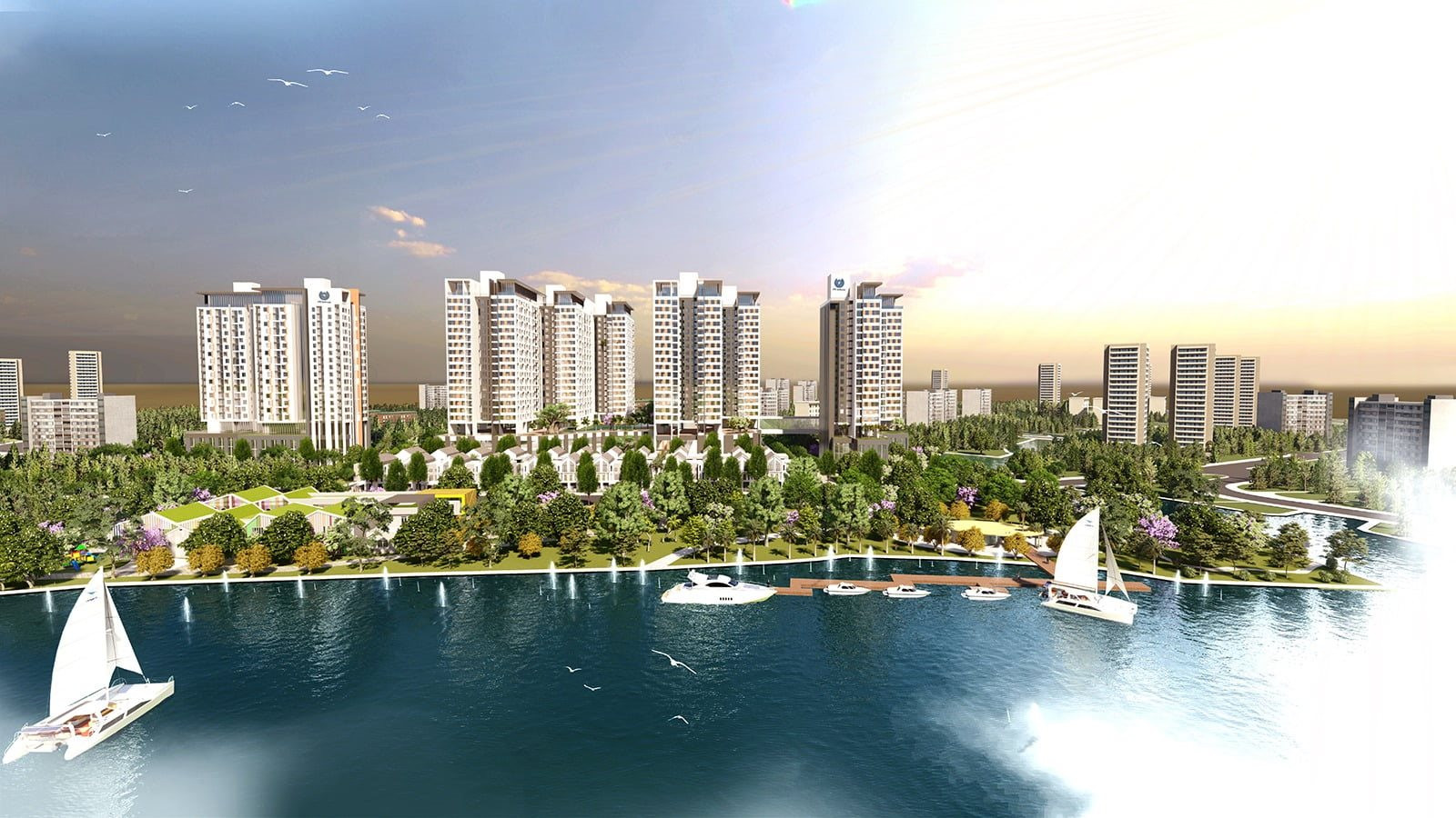Phối cảnh Khu dân cư Phương Đông được Địa ốc Phương Đông làm tài sản đảm bảo cho lô trái phiếu PDCCH2124001.