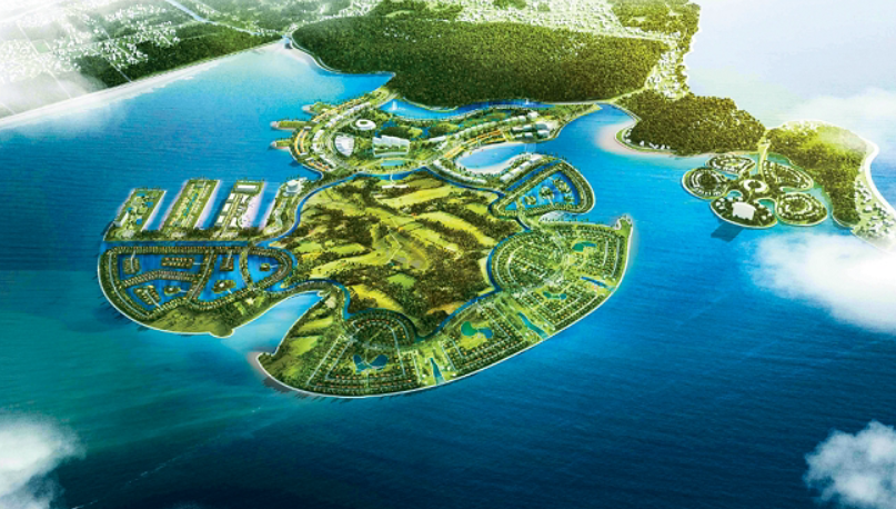 Phối cảnh dự án Khu du lịch quốc tế Đồi Rồng, Hải Phòng
