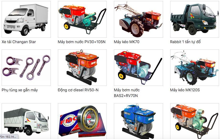 Những sản phẩm của VEAM