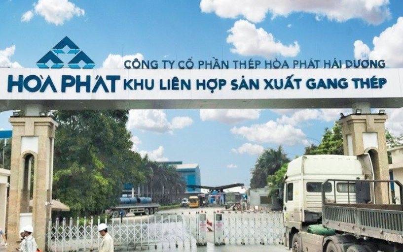 Nhà máy của Công ty Cổ phần Thép Hòa Phát tại Hải Dương.