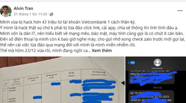 Tài khoản bị hack mất 43 triệu đồng, khách hàng của Vietcombank nói gì?