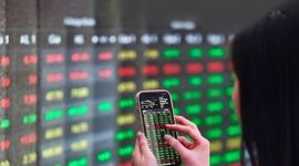 Bộ đôi cổ phiếu VCB, BID dẫn dắt thị trường “thăng hoa” phiên đầu năm, VN-Index tiến sát mốc 1.270 điểm