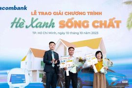 Sacombank tổ chức trao giải chương trình khuyến mại "Hè xanh - Sống chất"