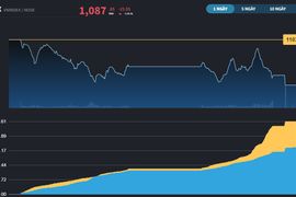 VN-Index mất mốc 1.100 điểm