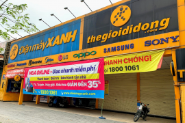 Doanh thu tháng 11 của Thế Giới Di Động và Điện Máy Xanh quay đầu giảm, đóng cửa 150 cửa hàng trong 2 tháng