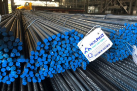 Hưởng lợi từ các dự án sân bay, sản lượng tiêu thụ thép xây dựng của Hòa Phát cao nhất 20 tháng