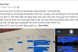 Tài khoản bị hack mất 43 triệu đồng, khách hàng của Vietcombank nói gì?