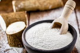 Giá sắn tươi cao, khách mua trả giá bột sắn thấp khiến đầu ra khó khăn