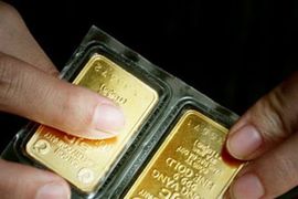 Giá vàng miếng giảm phiên đầu tuần