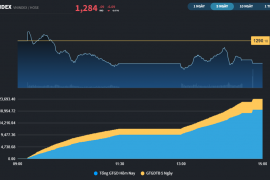VN-Index tăng 13,64% trong quý I/2024
