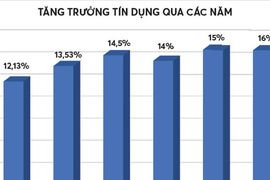 Nâng mục tiêu tăng trưởng tín dụng năm 2025 lên 16%