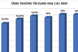 Nâng mục tiêu tăng trưởng tín dụng năm 2025 lên 16%