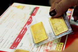 Vàng miếng SJC tiếp đà tăng giá, vượt 92 triệu đồng/lượng