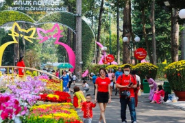 TPHCM ước thu 7,690 tỷ đồng từ du lịch trong dịp Tết Nguyên đán 2025