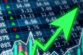 Cổ phiếu ngân hàng “nổi sóng”, VN-Index vươn sát mốc 1.610 điểm