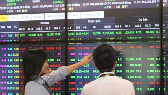 Cổ phiếu “họ” Vin và ngân hàng kéo VN-Index xanh trở lại giữa “biển đỏ” gần 600 mã giảm