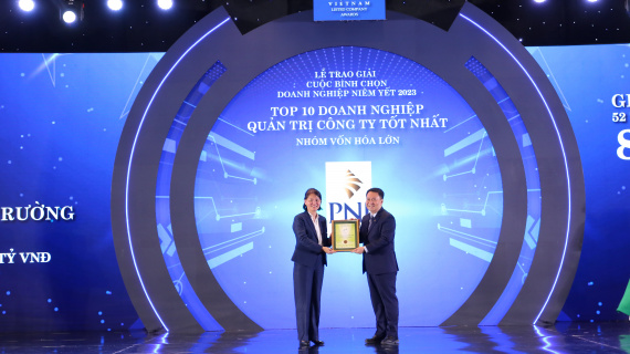 PNJ xuất sắc vào Top 10 doanh nghiệp niêm yết quản trị công ty tốt nhất