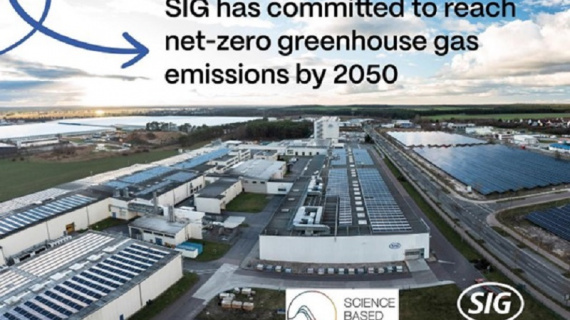 SIG cam kết giảm triệt để lượng phát thải khí nhà kính và sử dụng 100% điện tái tạo