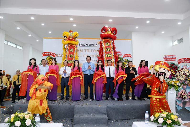 Ngân hàng TMCP Bắc Á tổ chức khai trương BAC A BANK Chi nhánh Cà Mau.