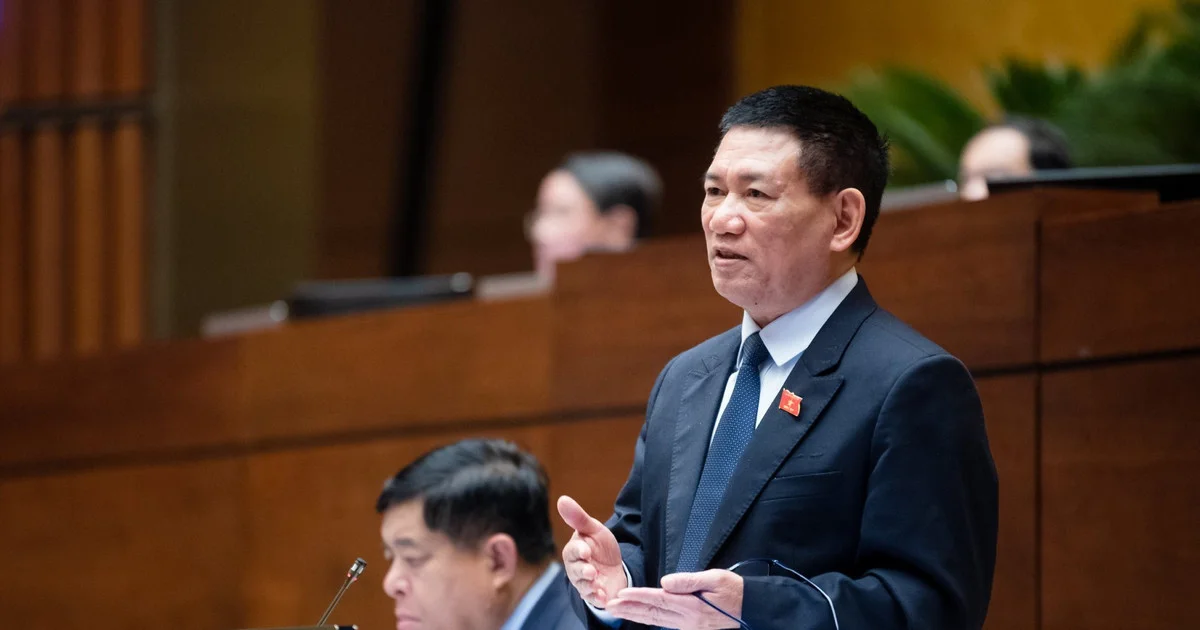 Ông Hồ Đức Phớc, Bộ trưởng Bộ Tài chính. Ảnh Quốc hội
