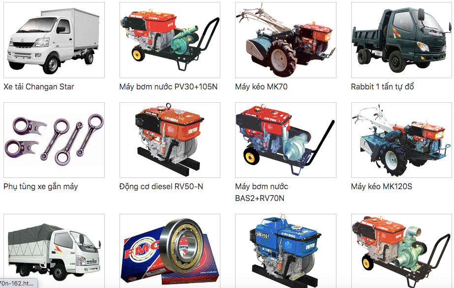 Những sản phẩm của VEAM